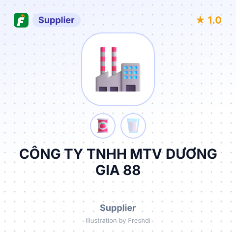 CÔNG TY TNHH MTV DƯƠNG GIA 88 – summary card, no photo uploaded yet