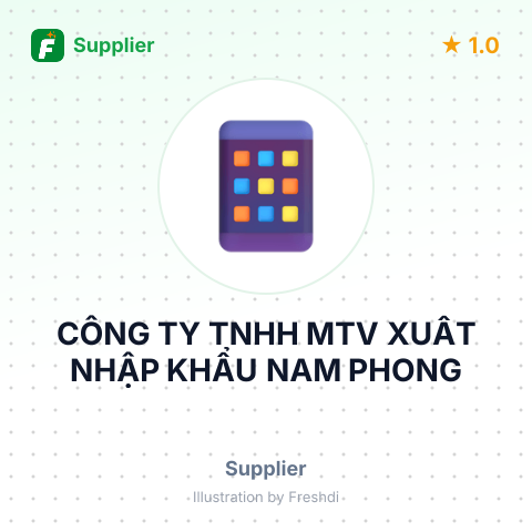 CÔNG TY TNHH MTV XUẤT NHẬP KHẨU NAM PHONG – summary card, no photo uploaded yet