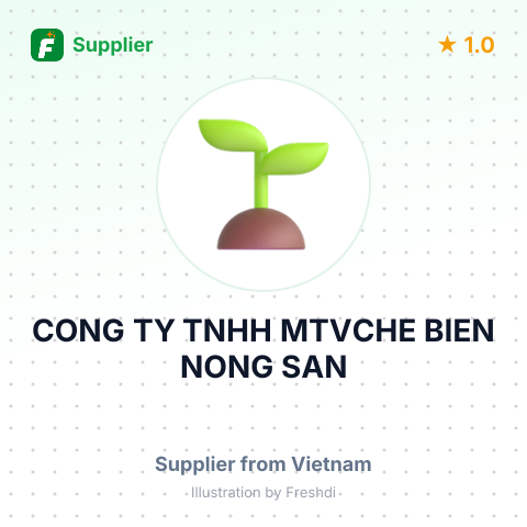CONG TY TNHH MTVCHE BIEN NONG SAN – summary card, no photo uploaded yet