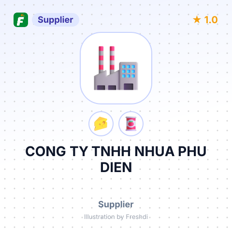 CONG TY TNHH NHUA PHU DIEN – summary card, no photo uploaded yet