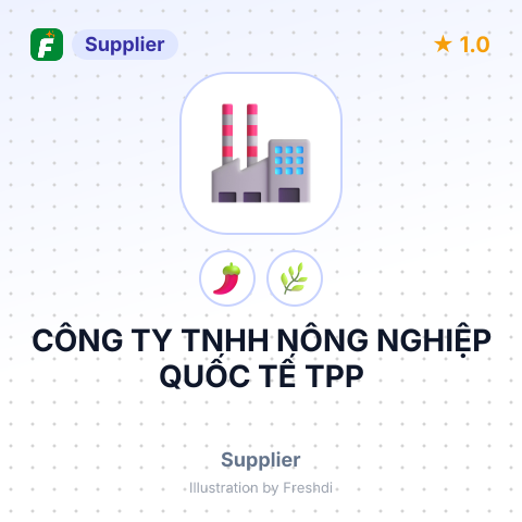 CÔNG TY TNHH NÔNG NGHIỆP QUỐC TẾ TPP – summary card, no photo uploaded yet
