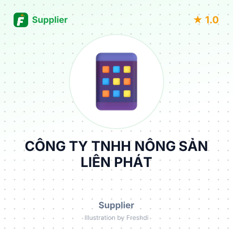CÔNG TY TNHH NÔNG SẢN LIÊN PHÁT – summary card, no photo uploaded yet