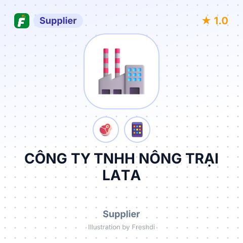 CÔNG TY TNHH NÔNG TRẠI LATA – summary card, no photo uploaded yet