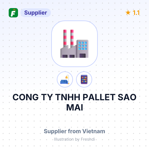 CONG TY TNHH PALLET SAO MAI – summary card, no photo uploaded yet