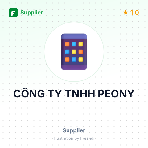 CÔNG TY TNHH PEONY – summary card, no photo uploaded yet