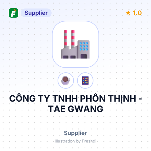 CÔNG TY TNHH PHỒN THỊNH - TAE GWANG – summary card, no photo uploaded yet