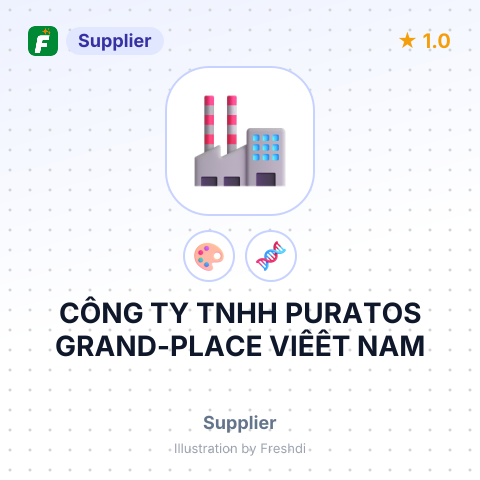 CÔNG TY TNHH PURATOS GRAND-PLACE VIÊÊT NAM – summary card, no photo uploaded yet