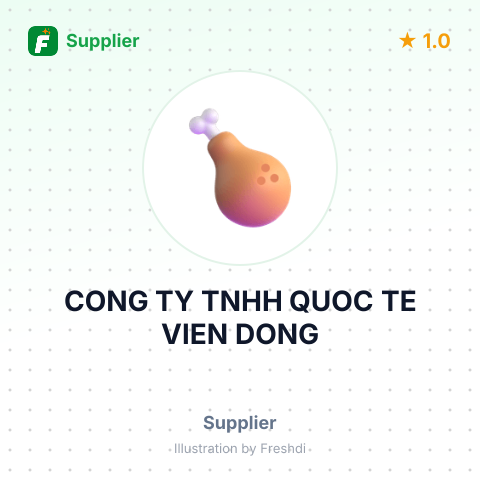 CONG TY TNHH QUOC TE VIEN DONG – summary card, no photo uploaded yet