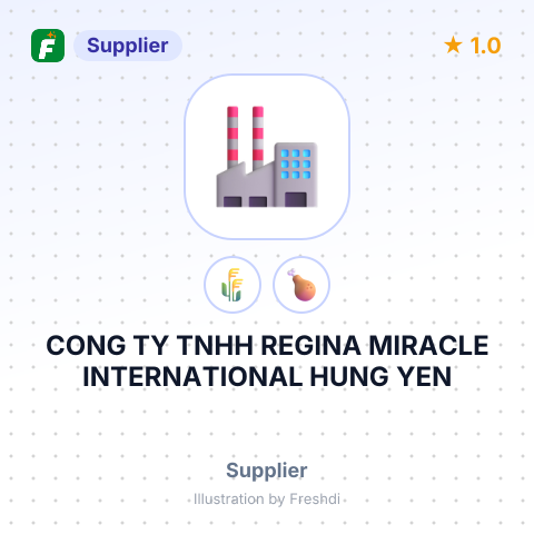 CONG TY TNHH REGINA MIRACLE INTERNATIONAL HUNG YEN – summary card, no photo uploaded yet