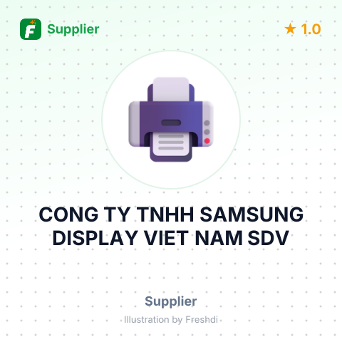 CONG TY TNHH SAMSUNG DISPLAY VIET NAM SDV – summary card, no photo uploaded yet
