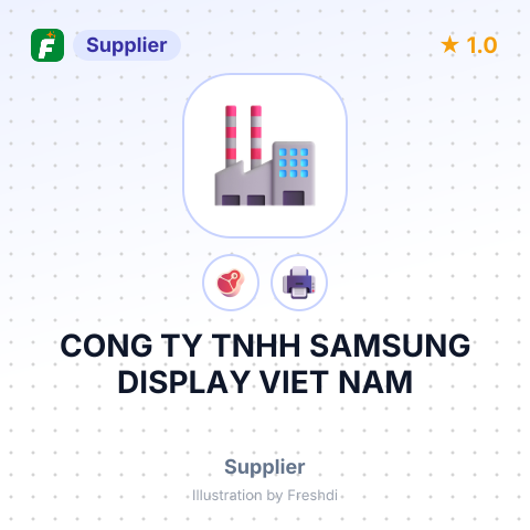 CONG TY TNHH SAMSUNG DISPLAY VIET NAM – summary card, no photo uploaded yet