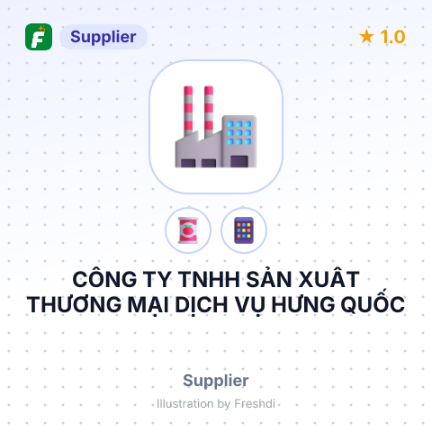 CÔNG TY TNHH SẢN XUẤT THƯƠNG MẠI DỊCH VỤ HƯNG QUỐC – summary card, no photo uploaded yet