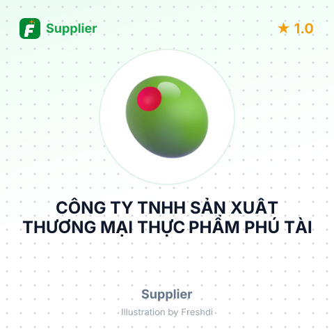 CÔNG TY TNHH SẢN XUẤT THƯƠNG MẠI THỰC PHẨM PHÚ TÀI – summary card, no photo uploaded yet