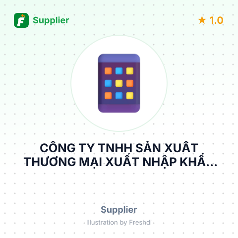 CÔNG TY TNHH SẢN XUẤT THƯƠNG MẠI XUẤT NHẬP KHẨU ĐẠI LỘC VINA – summary card, no photo uploaded yet