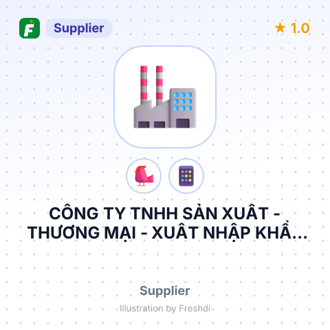 CÔNG TY TNHH SẢN XUẤT - THƯƠNG MẠI - XUÂT NHẬP KHẨU KIM YẾN – summary card, no photo uploaded yet