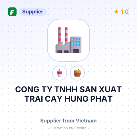 CONG TY TNHH SAN XUAT TRAI CAY HUNG PHAT – summary card, no photo uploaded yet