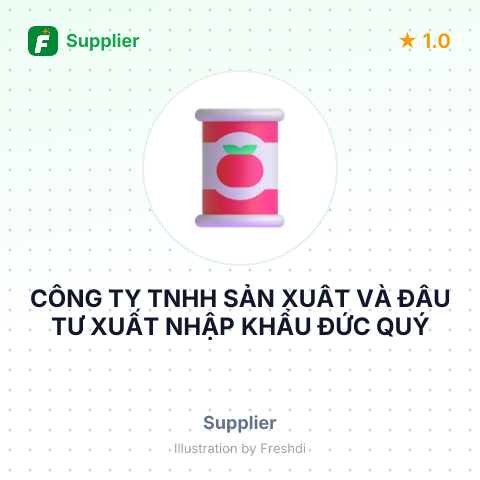 CÔNG TY TNHH SẢN XUẤT VÀ ĐẦU TƯ XUẤT NHẬP KHẨU ĐỨC QUÝ – summary card, no photo uploaded yet