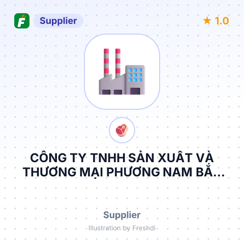 CÔNG TY TNHH SẢN XUẤT VÀ THƯƠNG MẠI PHƯƠNG NAM BẮC NINH – summary card, no photo uploaded yet