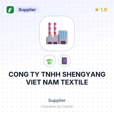 CONG TY TNHH SHENGYANG VIET NAM TEXTILE – summary card, no photo uploaded yet