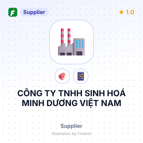 CÔNG TY TNHH SINH HOÁ MINH DƯƠNG VIỆT NAM – summary card, no photo uploaded yet