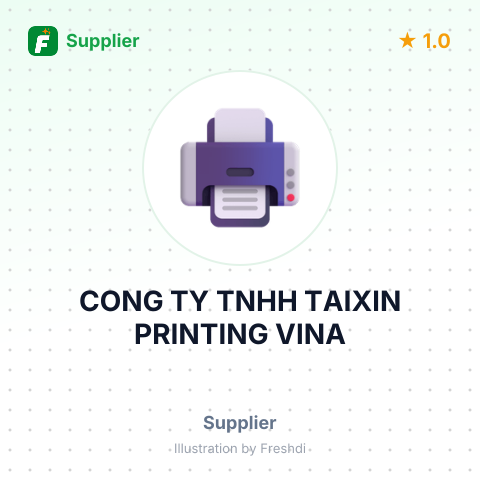 CONG TY TNHH TAIXIN PRINTING VINA – summary card, no photo uploaded yet