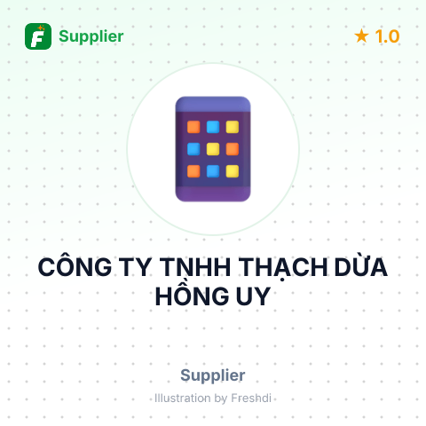 CÔNG TY TNHH THẠCH DỪA HỒNG UY – summary card, no photo uploaded yet