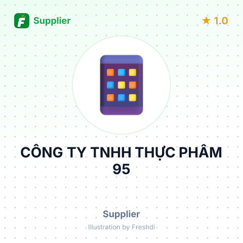 CÔNG TY TNHH THỰC PHẨM 95 – summary card, no photo uploaded yet