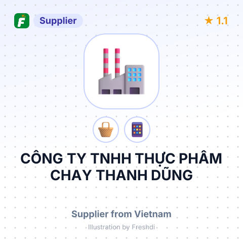 CÔNG TY TNHH THỰC PHẨM CHAY THANH DŨNG – summary card, no photo uploaded yet