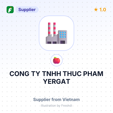 CONG TY TNHH THUC PHAM YERGAT – summary card, no photo uploaded yet