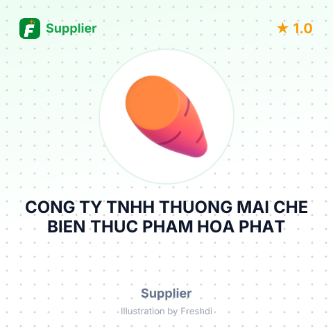 CONG TY TNHH THUONG MAI CHE BIEN THUC PHAM HOA PHAT – summary card, no photo uploaded yet