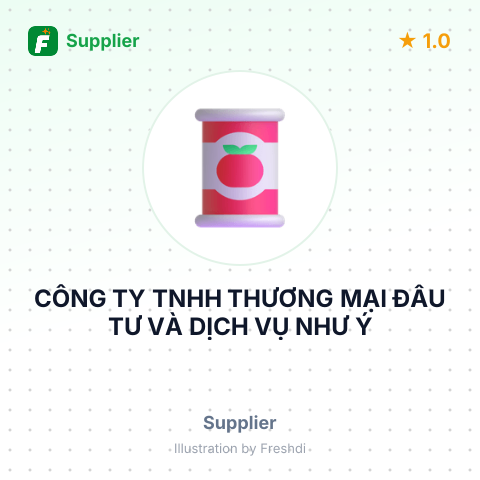 CÔNG TY TNHH THƯƠNG MẠI ĐẦU TƯ VÀ DỊCH VỤ NHƯ Ý – summary card, no photo uploaded yet