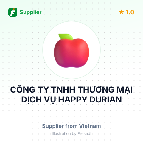 CÔNG TY TNHH THƯƠNG MẠI DỊCH VỤ HAPPY DURIAN – summary card, no photo uploaded yet