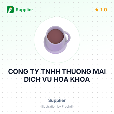 CONG TY TNHH THUONG MAI DICH VU HOA KHOA – summary card, no photo uploaded yet