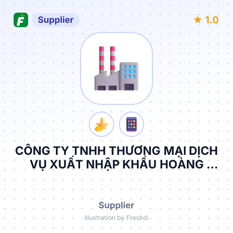 CÔNG TY TNHH THƯƠNG MẠI DỊCH VỤ XUẤT NHẬP KHẨU HOÀNG TƯỜNG – summary card, no photo uploaded yet