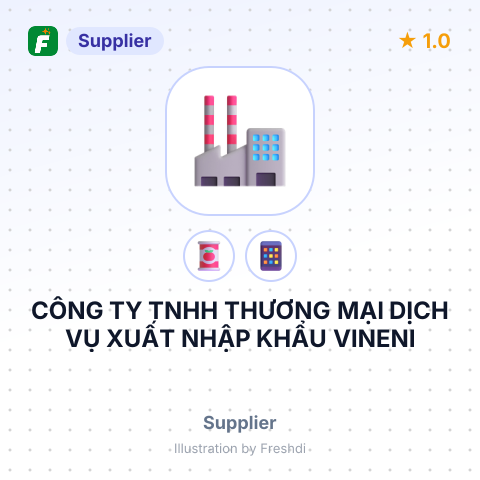 CÔNG TY TNHH THƯƠNG MẠI DỊCH VỤ XUẤT NHẬP KHẨU VINENI – summary card, no photo uploaded yet