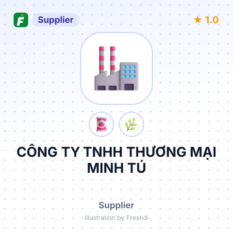 CÔNG TY TNHH THƯƠNG MẠI MINH TÚ – summary card, no photo uploaded yet