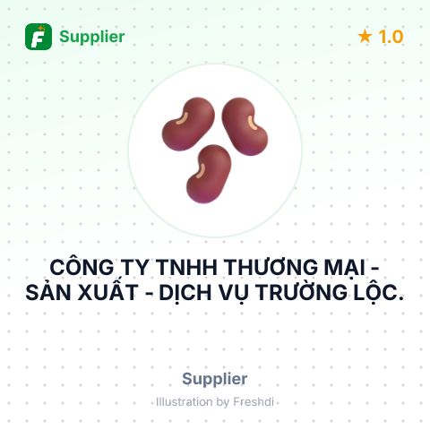 CÔNG TY TNHH THƯƠNG MẠI - SẢN XUẤT - DỊCH VỤ TRƯỜNG LỘC. – summary card, no photo uploaded yet
