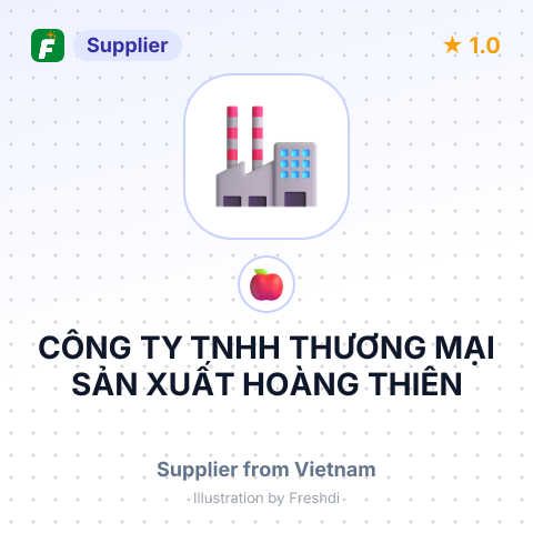 CÔNG TY TNHH THƯƠNG MẠI SẢN XUẤT HOÀNG THIÊN – summary card, no photo uploaded yet