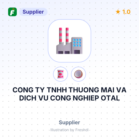 CONG TY TNHH THUONG MAI VA DICH VU CONG NGHIEP OTAL – summary card, no photo uploaded yet