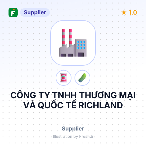 CÔNG TY TNHH THƯƠNG MẠI VÀ QUỐC TẾ RICHLAND – summary card, no photo uploaded yet