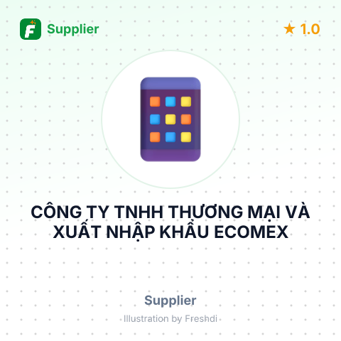 CÔNG TY TNHH THƯƠNG MẠI VÀ XUẤT NHẬP KHẨU ECOMEX – summary card, no photo uploaded yet