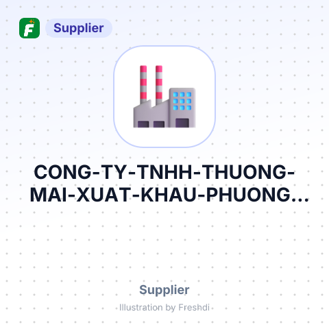 CÔNG TY TNHH THƯƠNG MẠI - XUẤT KHẨU PHƯƠNG NAM – summary card, no photo uploaded yet