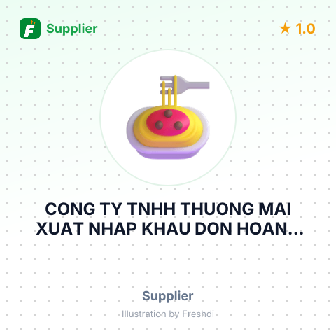 CONG TY TNHH THUONG MAI XUAT NHAP KHAU DON HOANG THANH PHO QUANG CHAU – summary card, no photo uploaded yet