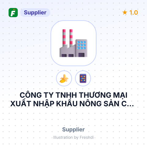 CÔNG TY TNHH THƯƠNG MẠI XUẤT NHẬP KHẨU NÔNG SẢN CÁT TƯỜNG – summary card, no photo uploaded yet