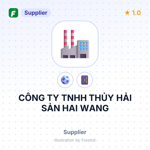 CÔNG TY TNHH THỦY HẢI SẢN HAI WANG – summary card, no photo uploaded yet