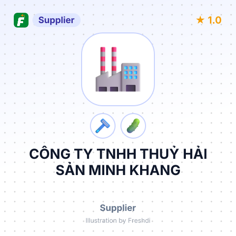 CÔNG TY TNHH THUỶ HẢI SẢN MINH KHANG – summary card, no photo uploaded yet