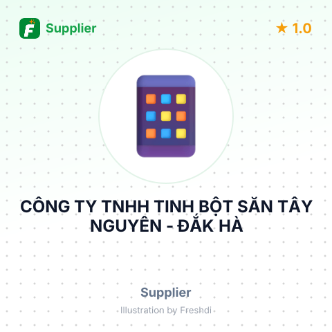 CÔNG TY TNHH TINH BỘT SẮN TÂY NGUYÊN - ĐẮK HÀ – summary card, no photo uploaded yet