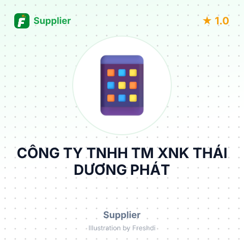 CÔNG TY TNHH TM XNK THÁI DƯƠNG PHÁT – summary card, no photo uploaded yet