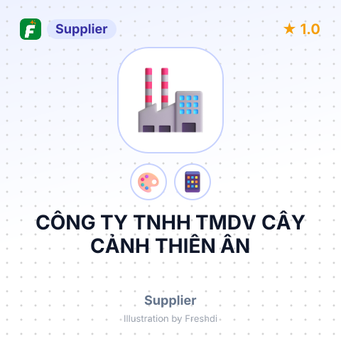 CÔNG TY TNHH TMDV CÂY CẢNH THIÊN ÂN – summary card, no photo uploaded yet