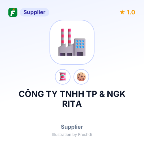 CÔNG TY TNHH TP & NGK RITA – summary card, no photo uploaded yet